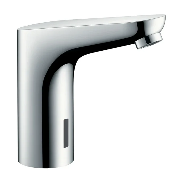 hansgrohe Focus Battery Operated Electronic Basin Mixer with Temperature Pre Adjustment