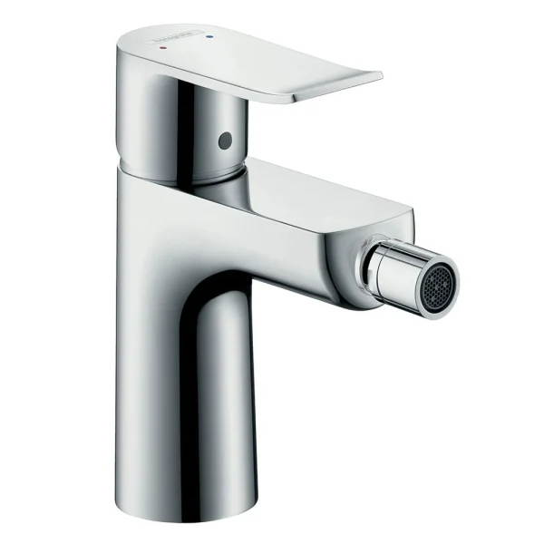 hansgrohe Metris Single Lever Bidet Mixer with Pop up Waste