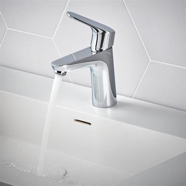 hansgrohe Focus Single Lever Basin Mixer 100 without Waste - Image 3