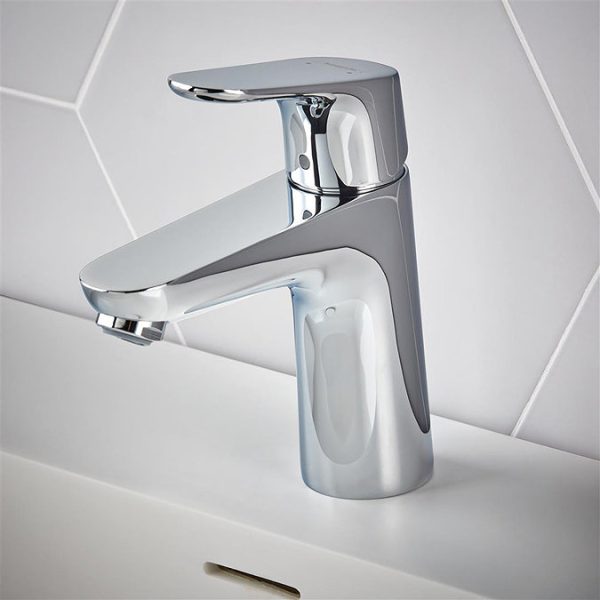 hansgrohe Focus Single Lever Basin Mixer 100 without Waste - Image 2