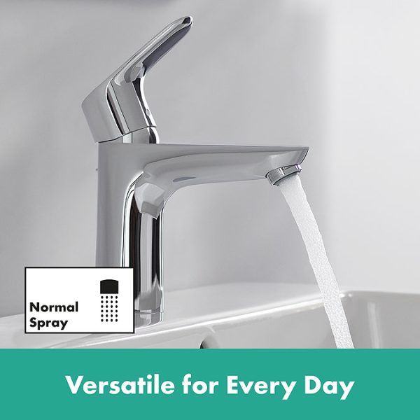 hansgrohe Focus Single Lever Basin Mixer 100 with Pop up Waste - Image 10