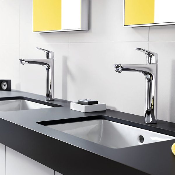 hansgrohe Focus Single Lever Basin Mixer 190 with Pop up Waste - Image 4