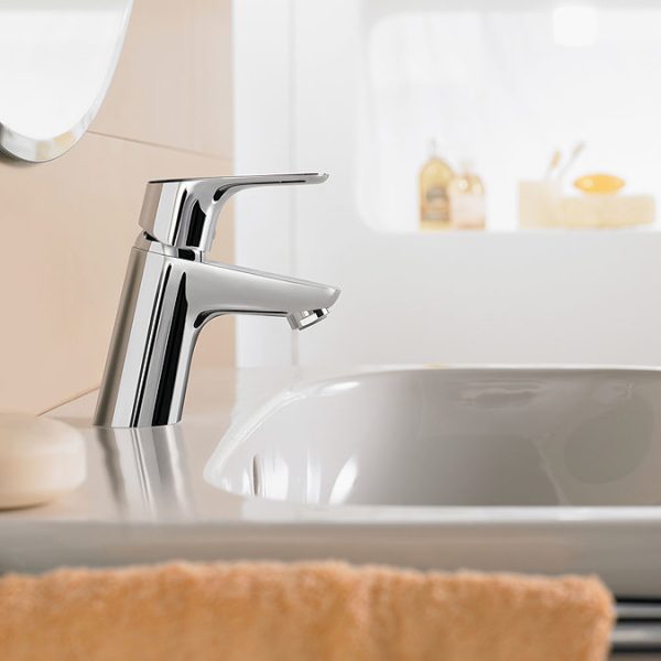 hansgrohe Focus Single Lever Basin Mixer 70 without Waste - Image 3