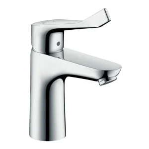 hansgrohe Focus Care Single Lever Basin Mixer 100 with Pop up Waste
