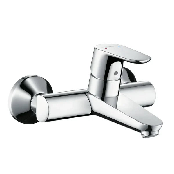 hansgrohe Focus Wall Mounted Single Lever Basin Mixer