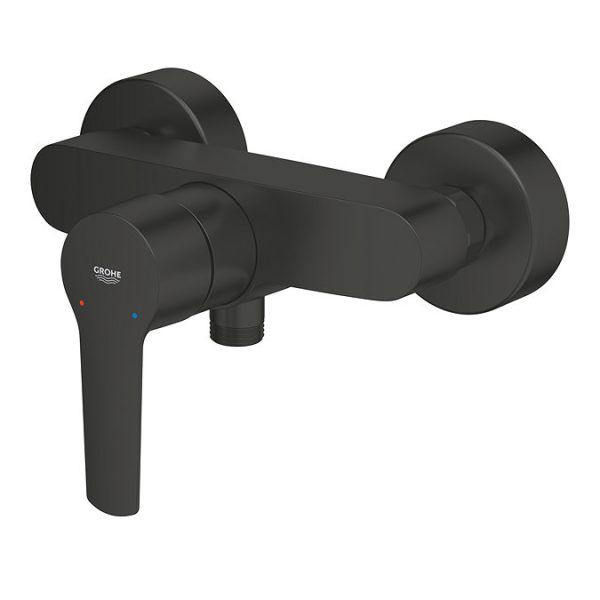 Grohe Start Wall Mounted Single Lever Shower Mixer   Matt Black - Image 3