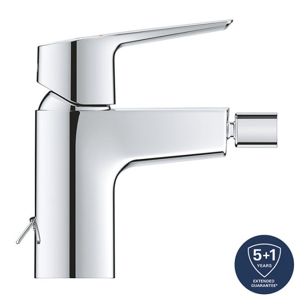 Grohe QuickFix Start S Size Bidet Mixer with Retractable Chain - Image 2