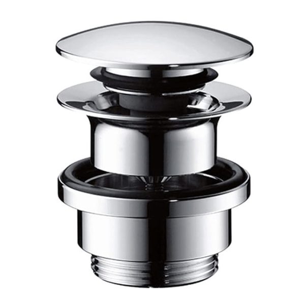 hansgrohe Metropol Chrome 3 Hole Basin Mixer 110 + Waste - Image 2