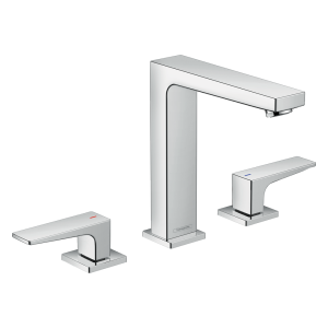 hansgrohe Metropol Chrome 3 Hole Basin Mixer 160 + Waste
