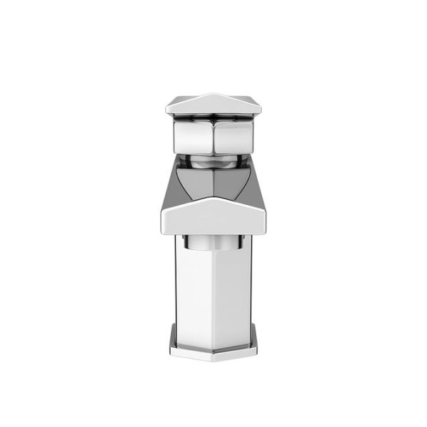 Venice Modern Geometric Basin Mixer Tap + Waste - Image 7