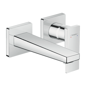 hansgrohe Metropol Chrome Wall Mounted Single Lever Basin Mixer
