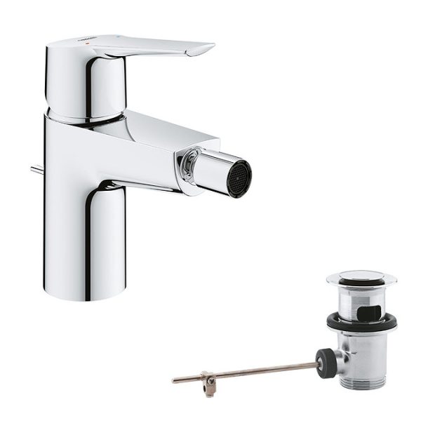 Grohe QuickFix Start S Size Bidet Mixer with Pop up Waste - Image 3
