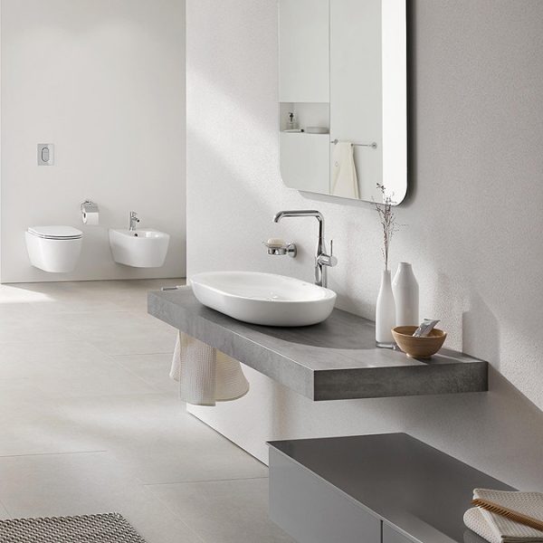 Grohe Essence Tall Mono Basin Mixer   Chrome - Image 4