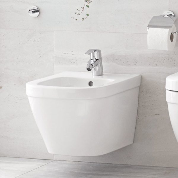 Grohe Eurosmart 1/2" S Size Bidet Mixer with Pop up Waste - Image 2