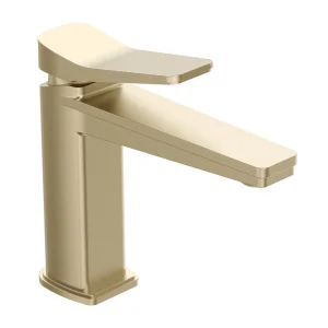 JTP Hix Brushed Brass Single Lever Basin Mixer