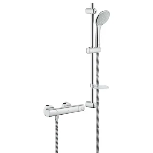 Grohe Grohtherm 1000 Cosmopolitan Thermostatic Shower Mixer and Kit