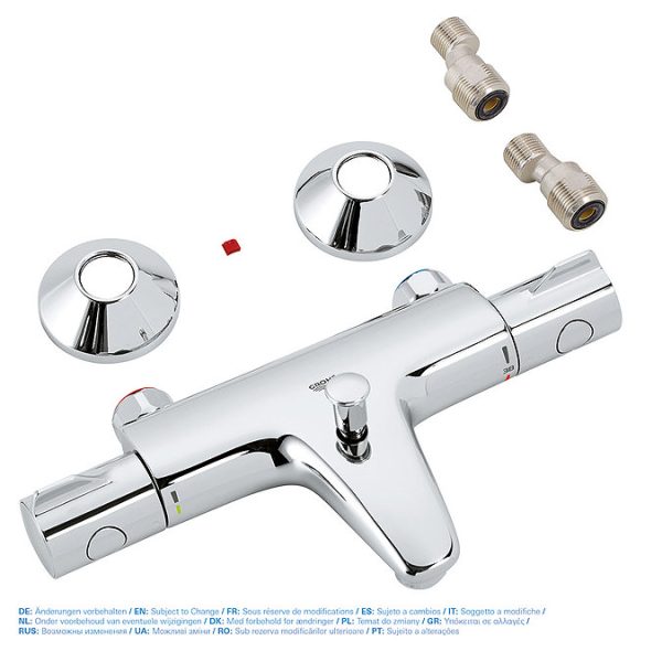 Grohe Grohtherm TMV2 800 Wall Mounted Thermostatic Bath Shower Mixer - Image 2