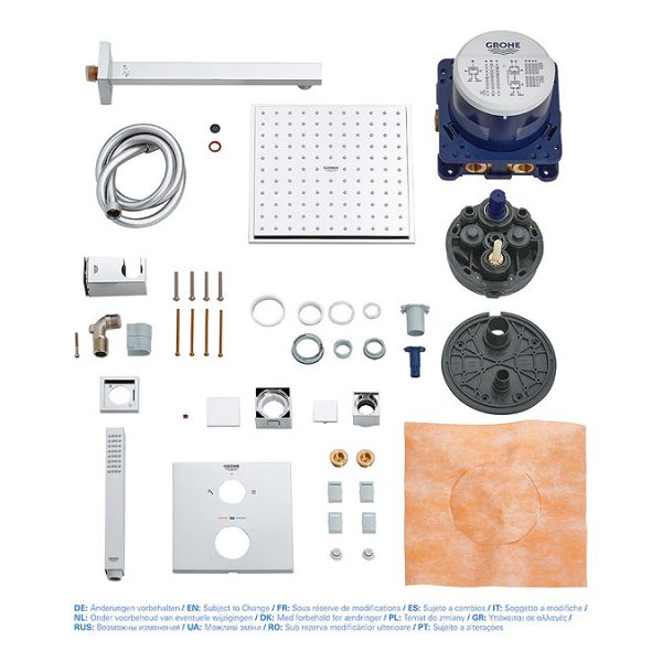Grohe Grohtherm Cube Perfect Shower Set with Rainshower Allure 230 - Image 2
