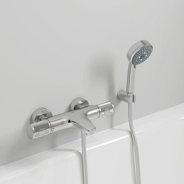 Grohe Precision Feel Thermostatic Bath Mixer 1/2" - Image 2