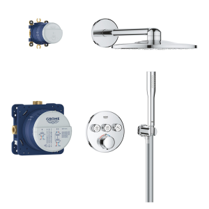 Grohe Precision SmartControl Concealed Shower System with Vitalio SmartActive 310