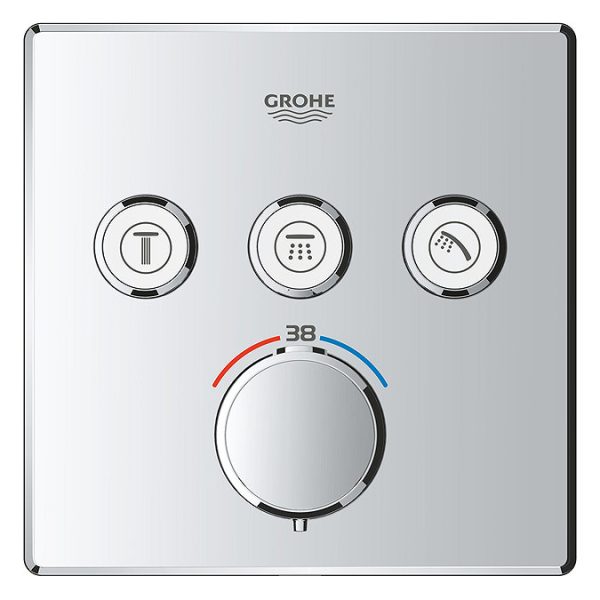 Grohe Precision SmartControl Concealed Shower System with Vitalio SmartActive 310 Cube - Image 4