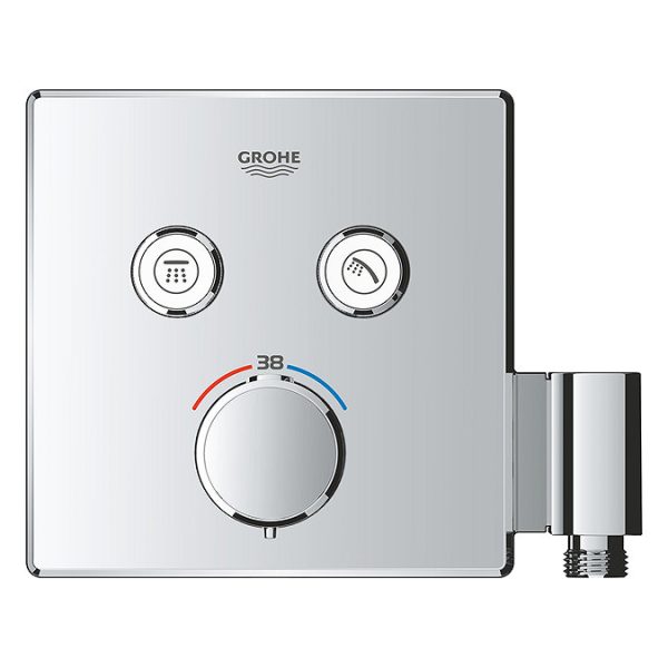 Grohe Precision SmartControl Concealed Shower System with Vitalio Rain Mono 310 Cube - Image 4