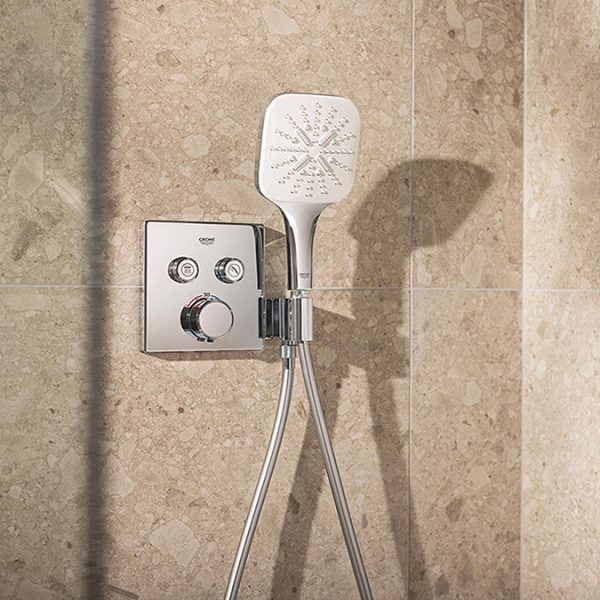 Grohe Precision SmartControl Concealed Shower System with Vitalio Rain Mono 310 Cube - Image 5