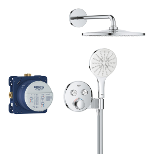 Grohe Precision SmartControl Concealed Shower System with Vitalio Rain Mono 310