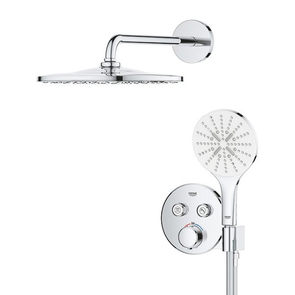 Grohe Precision SmartControl Concealed Shower System with Vitalio Rain Mono 310 - Image 3