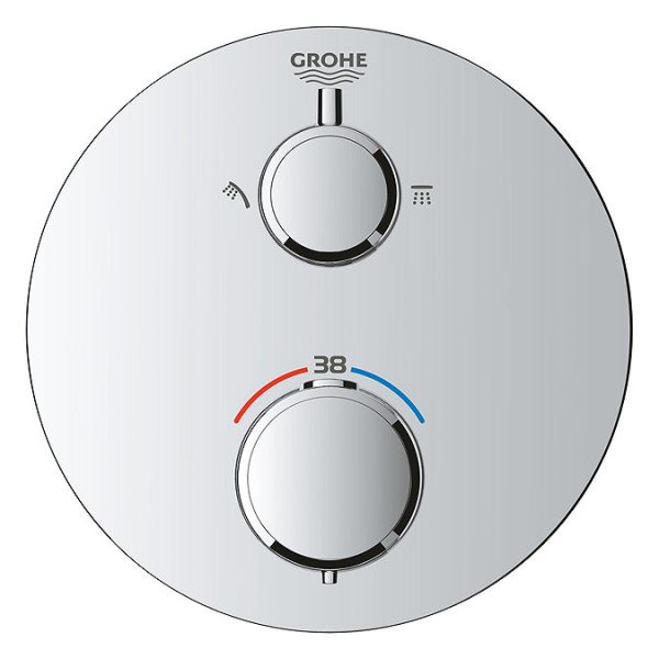 Grohe Precision Thermostat Concealed Shower System with Vitalio Rain Mono 310 - Image 4