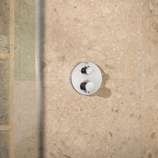 Grohe Precision Thermostat Concealed Shower System with Vitalio Rain Mono 310 - Image 6