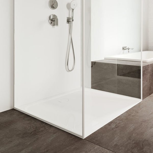 Kaldewei Cayonoplan Rectangular White Steel Shower Tray - Image 6