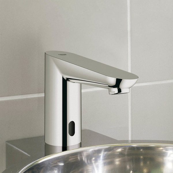 Grohe Euroeco Cosmopolitan E Infra Red Basin Tap 1/2"   Chrome - Image 2