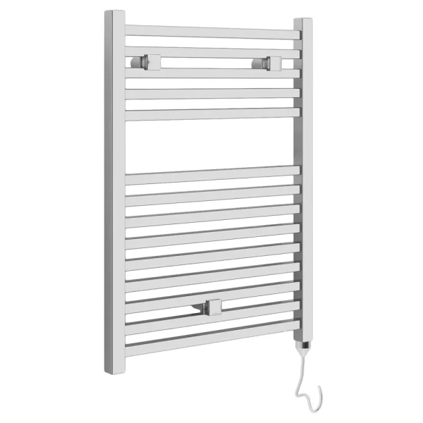 E Cube Electric Only Heated Towel Rail   W500mm x H690mm   Chrome