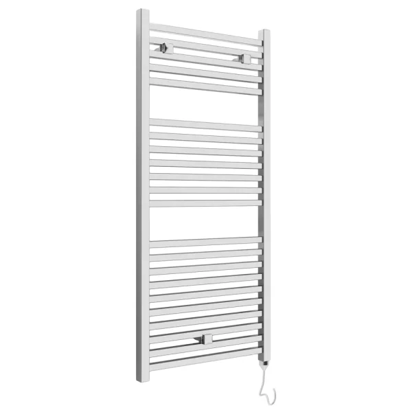 E Cube Electric Only Heated Towel Rail   W500mm x H1110mm   Chrome
