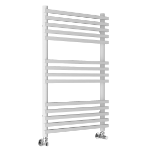 Otsu White W500 x H800mm Heated Towel Rail
