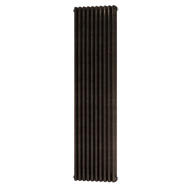 Keswick 1800 x 470mm Cast Iron Style Traditional 3 Column Antique Mottled Copper Radiator - Image 6