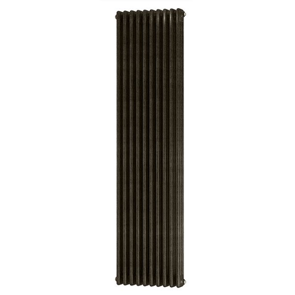 Keswick 1800 x 470mm Cast Iron Style Traditional 3 Column Antique Mottled Gold Radiator - Image 2