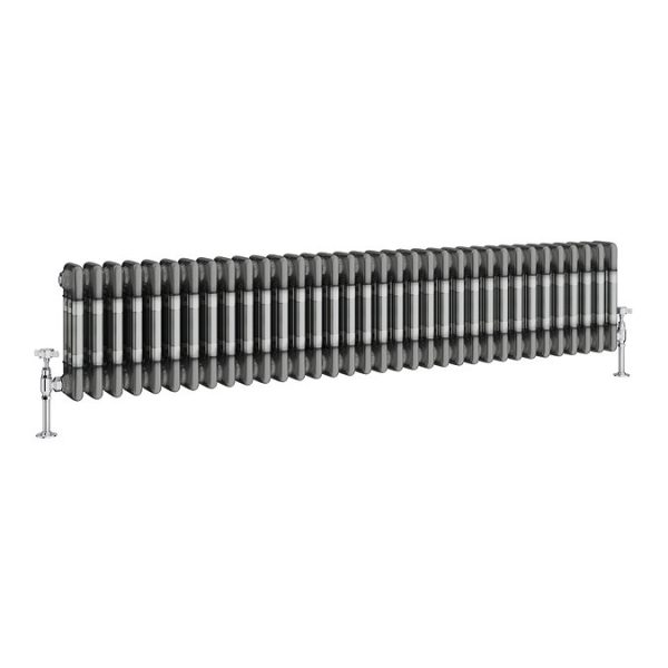 Keswick 300 x 1550mm Raw Metal (Lacquered) 3 Column Radiator - Image 3