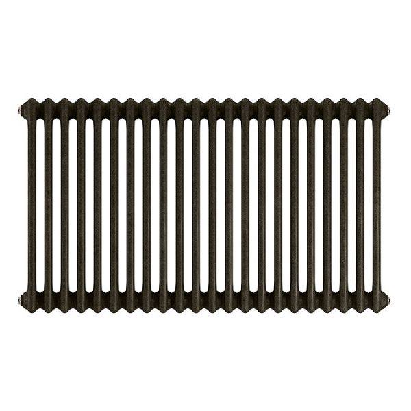 Keswick 600 x 1010mm Cast Iron Style Traditional 3 Column Antique Mottled Gold Radiator - Image 3