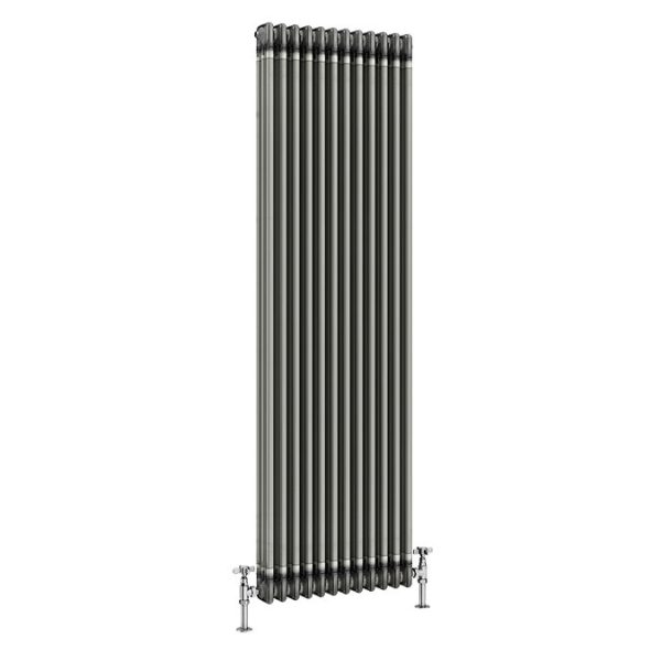 Keswick 1800 x 560mm Raw Metal (Lacquered) 3 Column Radiator - Image 2