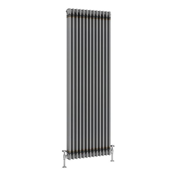 Keswick 1800 x 605mm Raw Metal (Lacquered) 3 Column Radiator - Image 2