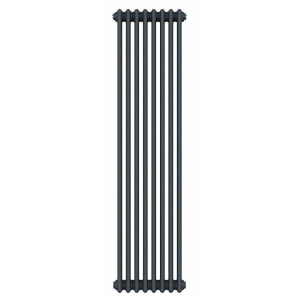 Keswick 1500 x 380mm Cast Iron Style Traditional 3 Column Anthracite Radiator - Image 3