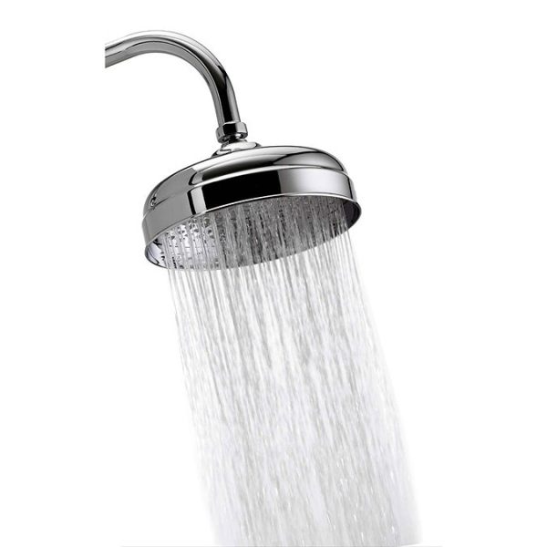 Aqualisa   Aquatique Thermo Concealed Thermostatic Valve with 5" Drencher Head & Arm   Chrome - Image 2