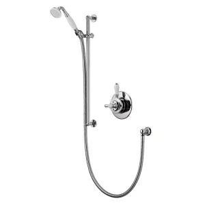 Aqualisa   Aquatique Thermo Concealed Thermostatic Valve with Slide Rail Kit   Chrome