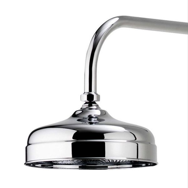 Aqualisa   Aquatique Thermo Exposed Thermostatic Valve with 8" Drencher Head & Riser Rail   Chrome - Image 2