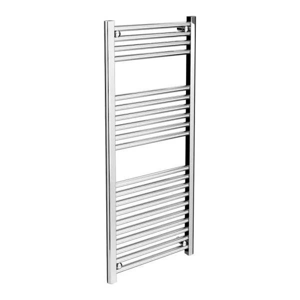 Diamond Straight Heated Electric Towel Rail   W500 x H1200mm   Chrome