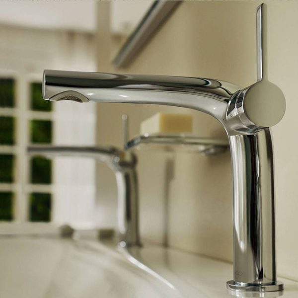 Keuco Edition 400 Single Lever Basin Mixer 150 with Pop Up Waste   Chrome - Image 2