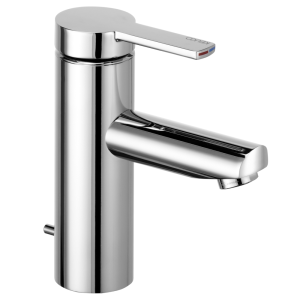 Keuco Pan Blue Single Lever Basin Mixer 90 with Pop Up Waste   Chrome