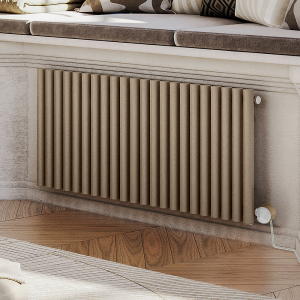 Terma Rolo Room E (Wi Fi Controlled) H580 X W1195mm Quartz Mocha Electric Radiator with 1kw VEO Heating Element